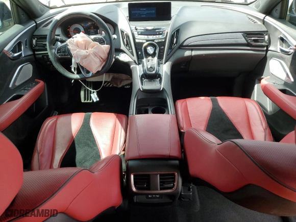 2023 Acura RDX w/A-Spec Package with VIN 5J8TC1H66PL001277, listed as a Copart auction lot 72824474 with 14,186 mi miles and Salvage Title. Bid and sale history available at carsss.com. Image 8.