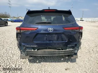 2020 Toyota Highlander XLE with VIN 5TDGZRBH1LS003373, listed as a Copart auction lot 53374895 with 42,994 mi miles and Salvage Title. Bid and sale history available at carsss.com. Image 6.