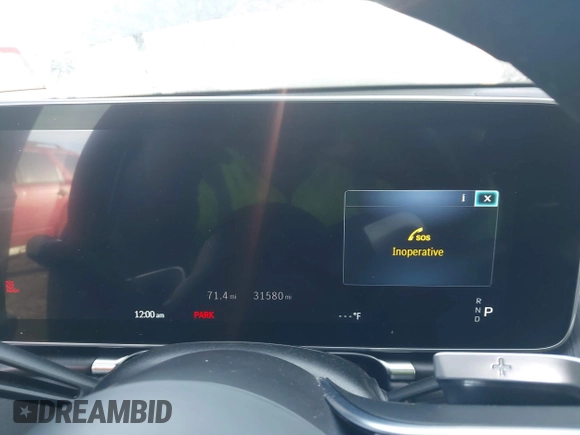 2023 Mercedes-Benz S 500 with VIN W1K6G6DBXPA188654, listed as a IAAI auction lot 41378553 with 31,580 mi miles and . Bid and sale history available at DreamBid. Image 7.