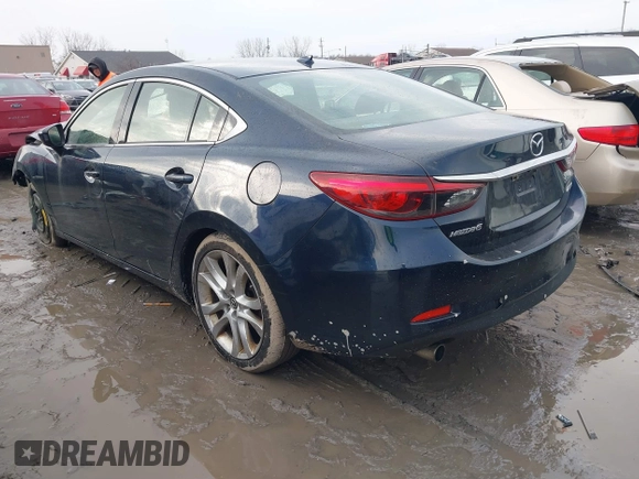 2016 Mazda Mazda6 i Touring with VIN JM1GJ1T54G1434497, listed as a IAAI auction lot 41654012 with 133,901 mi miles. Bid and sale history available at carsss.com. Image 3.