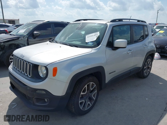 2017 Jeep Renegade Latitude with VIN ZACCJABB6HPG33008, listed as a IAAI auction lot 42541485 with 84,469 mi miles and . Bid and sale history available at DreamBid. Image 16.