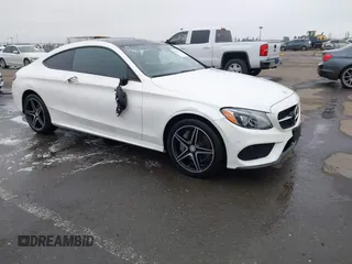 2017 Mercedes-Benz C 300 with VIN WDDWJ4JB3HF330406, listed as a IAAI auction lot 41154091 with 50,921 mi miles and . Bid and sale history available at carsss.com. Image 1.
