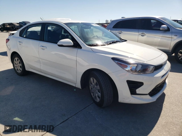 2023 Kia Rio S with VIN 3KPA24AD2PE579419, listed as a Copart auction lot 73399664 with 47,857 mi miles and Salvage Title. Bid and sale history available at DreamBid. Image 4.