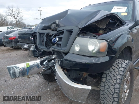 2008 Ford F-150 XLT with VIN 1FTPW125X8KB20240, listed as a IAAI auction lot 41826197 with 1 mi miles. Bid and sale history available at carsss.com. Image 6.
