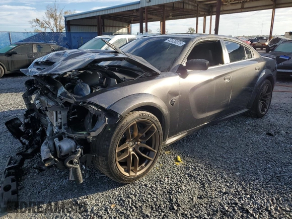 2023 Dodge Charger SRT Hellcat Redeye Widebody with VIN 2C3CDXL9XPH611488, listed as a Copart auction lot 42526075 with 56,309 mi miles and Salvage Title. Bid and sale history available at DreamBid. Image 1.