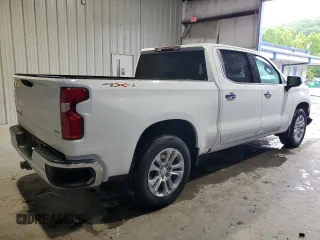 2023 Chevrolet Silverado 1500 LTZ with VIN 1GCUDGED8PZ109631, listed as a Copart auction lot 65185604 with 47,500 mi miles and Salvage Title. Bid and sale history available at carsss.com. Image 3.