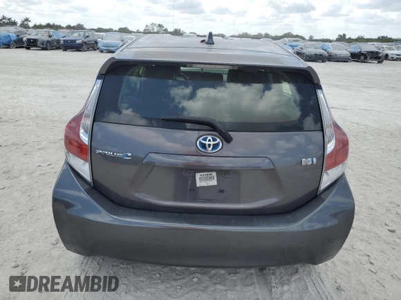 2015 Toyota Prius One with VIN JTDKDTB36F1100354, listed as a Copart auction lot 53372475 with 90,415 mi miles and Non Repairable. Bid and sale history available at carsss.com. Image 6.