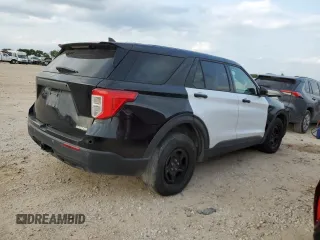 2021 Ford Police Interceptor Utility z VIN 1FM5K8AB9MGB99444, wystawiony jako Copart lot #54184865 z przebiegiem 77 604 mil mil oraz Szkody całkowita. Historia ofert i sprzedaży dostępna na DreamBid. Obrazek 3.