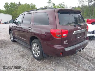 2008 Toyota Sequoia Ltd with VIN 5TDZY68A28S002602, listed as a IAAI auction lot 41955004 with 243,990 mi miles. Bid and sale history available at carsss.com. Image 3.