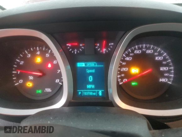 2016 Chevrolet Equinox LT with VIN 2GNALCEK5G6131991, listed as a Copart auction lot 51095015 with 133,798 mi miles and Clean Title. Bid and sale history available at carsss.com. Image 9.