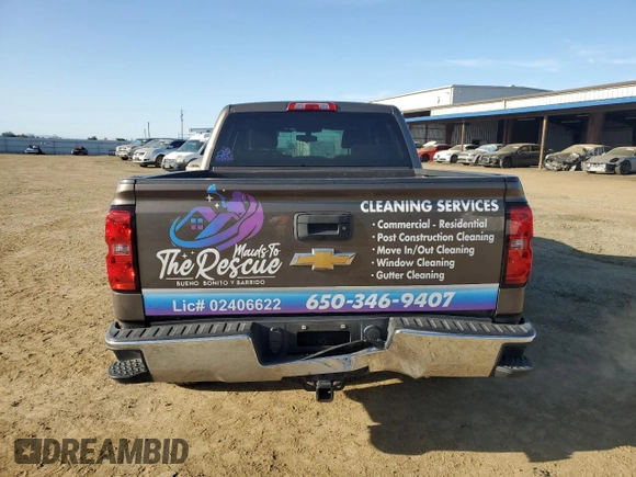 2014 Chevrolet Silverado 1500 LT with VIN 3GCPCREHXEG317280, listed as a Copart auction lot 51693705 with 150,352 mi miles and Salvage Title. Bid and sale history available at DreamBid. Image 6.