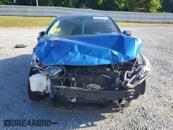 2021 Nissan Versa S with VIN 3N1CN8DV2ML809398, listed as a Copart auction lot 57832835 with 75,680 mi miles and Salvage title. Bid and sale history available at DreamBid. Image 5.