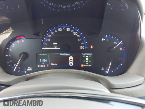2015 Cadillac ATS Sedan Luxury RWD with VIN 1G6AB5RX7F0101320, listed as a IAAI auction lot 41851962 with 34,072 mi miles. Bid and sale history available at carsss.com. Image 7.