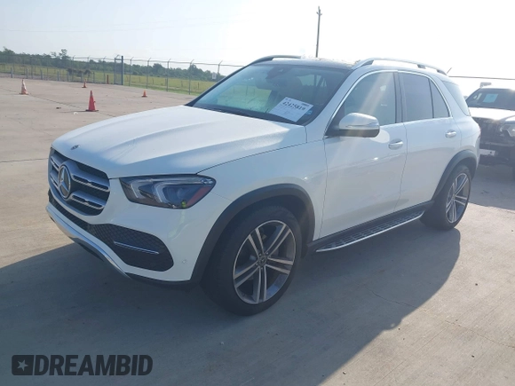 2022 Mercedes-Benz GLE 350 with VIN 4JGFB4JB8NA757625, listed as a IAAI auction lot 42425819 with 27,003 mi miles and . Bid and sale history available at DreamBid. Image 2.