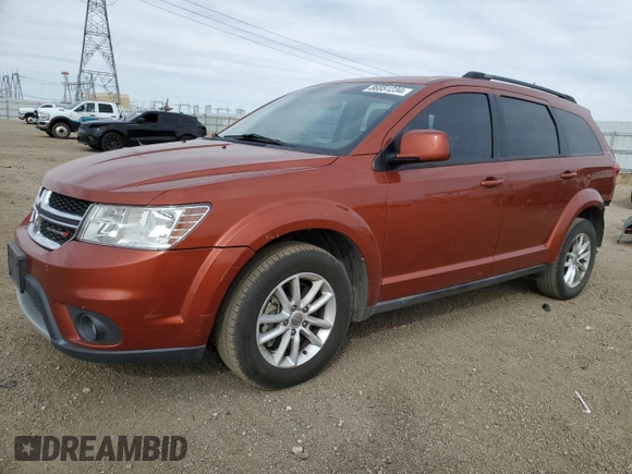 2013 Dodge Journey SXT with VIN 3C4PDCBG9DT710666, listed as a Copart auction lot 86851234 with 165,171 mi miles and Salvage title. Bid and sale history available at DreamBid. Image 1.