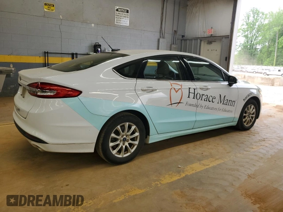 2017 Ford Fusion S with VIN 3FA6P0G79HR144527, listed as a Copart auction lot 53135265 with 128,330 mi miles and Clean Title. Bid and sale history available at carsss.com. Image 3.