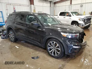 2023 Ford Explorer ST-Line z VIN 1FMSK8KH4PGC23174, wystawiony jako Copart lot #87657665 z przebiegiem 21 082 mil mil oraz Szkoda całkowita • Salvage title. Historia ofert i sprzedaży dostępna na DreamBid. Obrazek 4.