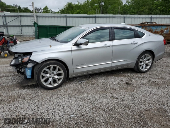 2020 Chevrolet Impala Premier with VIN 2G1105S33L9105854, listed as a Copart auction lot 57932885 with 85,434 mi miles and Salvage title. Bid and sale history available at DreamBid. Image 1.