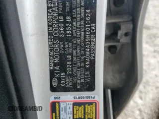 2017 Kia Rio LX z VIN KNADM4A39H6011624, wystawiony jako Copart lot #55046465 z przebiegiem 150 892 mil mil oraz Szkody całkowita. Historia ofert i sprzedaży dostępna na DreamBid. Obrazek 13.