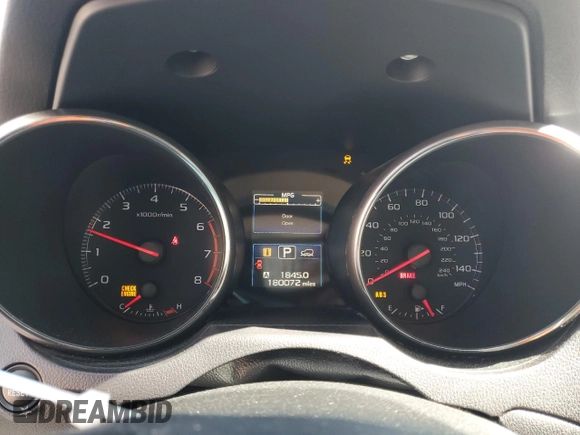 2016 Subaru Outback 2.5i with VIN 4S4BSBAC8G3313759, listed as a Copart auction lot 45385955 with 180,072 mi miles and Salvage title. Bid and sale history available at DreamBid. Image 9.