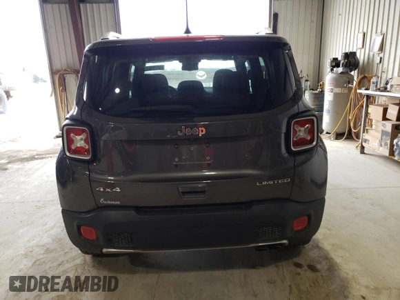 2018 Jeep Renegade Limited с VIN ZACCJBDB6JPH34297, выставлен на аукционе Copart как лот 52793075 с пробегом 76 262 миль миль и Списание • Salvage title. История ставок и продаж доступна на DreamBid. Изображение 6.