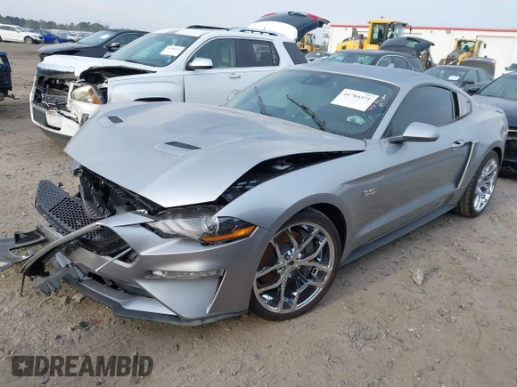 2022 Ford Mustang GT with VIN 1FA6P8CFXN5130369, listed as a IAAI auction lot 41784371 with 9,307 mi miles and . Bid and sale history available at DreamBid. Image 20.