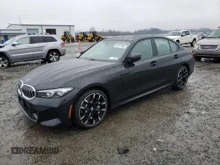 2025 BMW 3 Series 330i xDrive with VIN 3MW89CW02S8F06050, listed as a Copart auction lot 41817495 with 1,709 mi miles and Salvage Title. Bid and sale history available at carsss.com. Image 1.