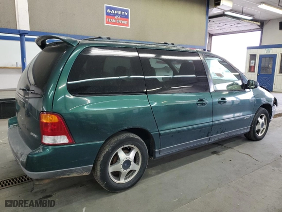 2002 Ford Windstar Sport Standard with VIN 2FMZA57452BB86707, listed as a Copart auction lot 74840214 with NaN miles and Salvage Title. Bid and sale history available at carsss.com. Image 3.