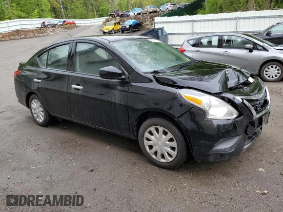 2017 Nissan Versa SV with VIN 3N1CN7AP8HL827085, listed as a Copart auction lot 58347065 with 65,606 mi miles and Salvage title. Bid and sale history available at DreamBid. Image 4.