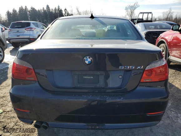 2008 BMW 5 Series 535xi with VIN WBANV93538CZ64120, listed as a Copart auction lot 47214195 with 204,719 mi miles and Clean Title. Bid and sale history available at carsss.com. Image 6.