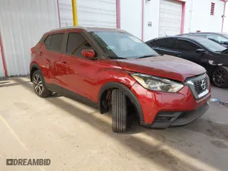 2019 Nissan Kicks SV with VIN 3N1CP5CUXKL534314, listed as a IAAI auction lot 41246864 with 138,836 mi miles. Bid and sale history available at carsss.com. Image 1.