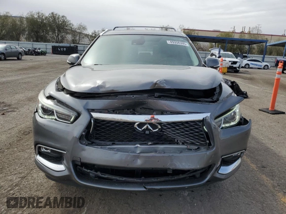 2019 Infiniti QX60 LUXE with VIN 5N1DL0MN8KC549442, listed as a Copart auction lot 49358395 with 65,283 mi miles and Salvage Title. Bid and sale history available at carsss.com. Image 5.
