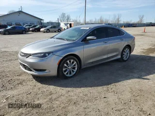 2015 Chrysler 200 C with VIN 1C3CCCCB6FN544974, listed as a Copart auction lot 51421285 with 195,262 mi miles and Salvage Title. Bid and sale history available at DreamBid. Image 1.