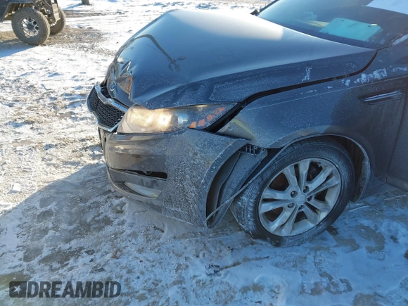 2012 Kia Optima EX with VIN 5XXGN4A77CG042008, listed as a IAAI auction lot 41406766 with 76,644 mi miles. Bid and sale history available at carsss.com. Image 13.