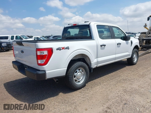 2022 Ford F-150 XL с VIN 1FTEW1EB1NKE43208, выставлен на аукционе IAAI как лот 42370197 с пробегом 53 671 миль миль и . История ставок и продаж доступна на DreamBid. Изображение 4.