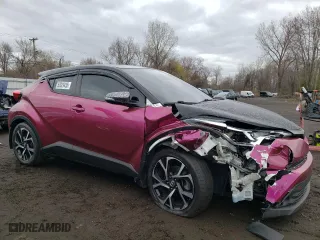 2018 Toyota C-HR XLE with VIN NMTKHMBX4JR011051, listed as a Copart auction lot 53029435 with 106,297 mi miles and Salvage Title. Bid and sale history available at carsss.com. Image 4.