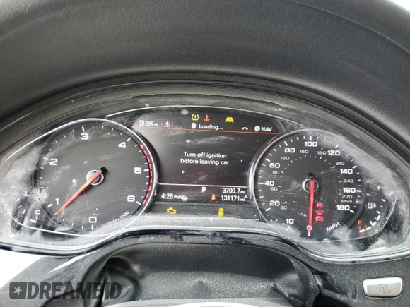 2014 Audi A8 3.0L TDI with VIN WAURMAFD8EN000802, listed as a Copart auction lot 41594755 with 131,171 mi miles and Salvage title. Bid and sale history available at DreamBid. Image 9.