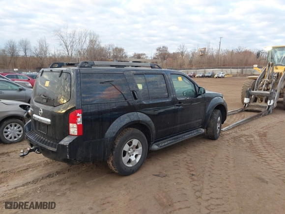 2012 Nissan Pathfinder SV with VIN 5N1AR1NN6CC629491, listed as a IAAI auction lot 41876927 with 165,887 mi miles. Bid and sale history available at carsss.com. Image 4.