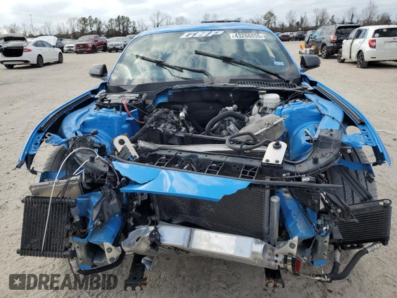 2022 Ford Mustang Mach 1 with VIN 1FA6P8R0XN5551110, listed as a Copart auction lot 43288855 with Not provided miles and Salvage title. Bid and sale history available at DreamBid. Image 5.