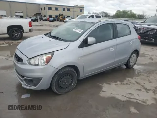 2019 Mitsubishi Mirage ES z VIN ML32A3HJ6KH004243, wystawiony jako Copart lot #50917445 z przebiegiem 56 220 mil mil oraz Czysty tytuł • Clean title. Historia ofert i sprzedaży dostępna na DreamBid. Obrazek 1.