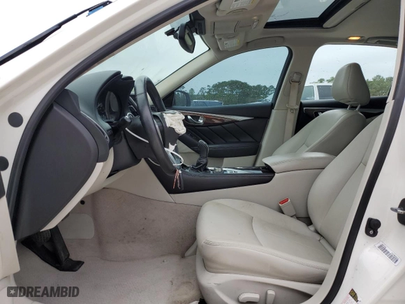 2019 Infiniti Q50 3.0t LUXE with VIN JN1EV7APXKM519809, listed as a Copart auction lot 86331984 with 68,751 mi miles and Salvage Title. Bid and sale history available at carsss.com. Image 7.