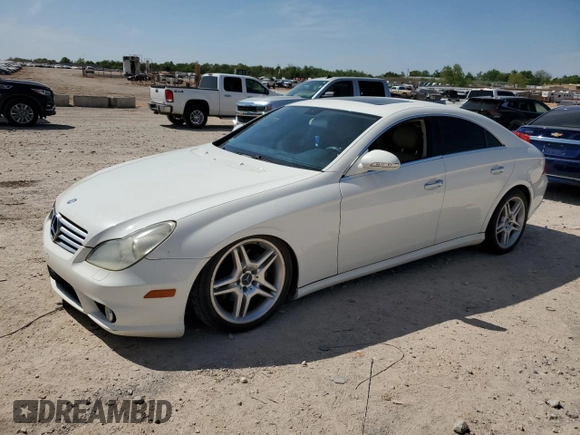 2006 Mercedes-Benz CLS-Class with VIN WDDDJ75X96A046061, listed as a Copart auction lot 53370105 with 0 mi miles and Clean Title. Bid and sale history available at carsss.com. Image 1.