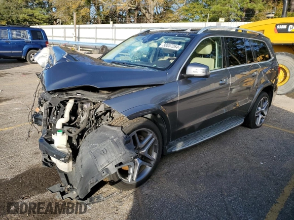 2017 Mercedes-Benz GLS 550 with VIN 4JGDF7DE4HA913568, listed as a Copart auction lot 38857264 with 78,848 mi miles and . Bid and sale history available at DreamBid. Image 1.