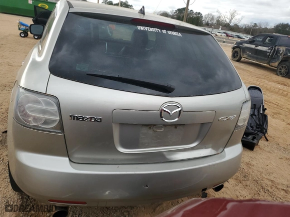 2008 Mazda CX-7 Sport with VIN JM3ER293880174289, listed as a Copart auction lot 43684655 with 107,612 mi miles and Salvage Title. Bid and sale history available at carsss.com. Image 6.