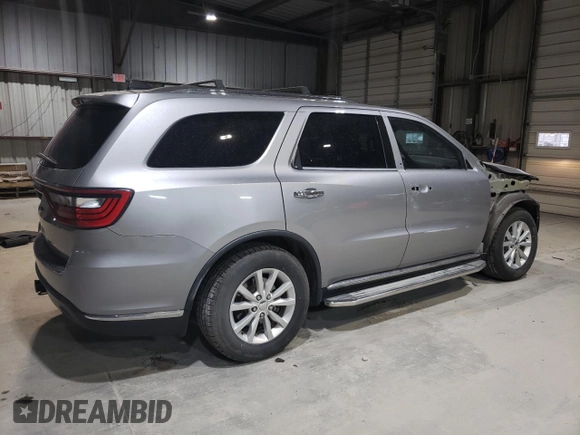 2014 Dodge Durango SXT with VIN 1C4RDHAG3EC972350, listed as a Copart auction lot 49389595 with 187,840 mi miles and Salvage Title. Bid and sale history available at carsss.com. Image 3.
