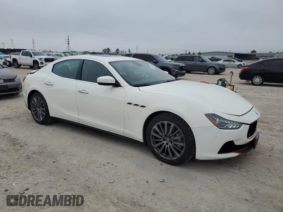 2017 Maserati Ghibli с VIN ZAM57XSA2H1197903, выставлен на аукционе Copart как лот 44904645 с пробегом 57 431 миль миль и Чистый • Clean title. История ставок и продаж доступна на DreamBid. Изображение 4.