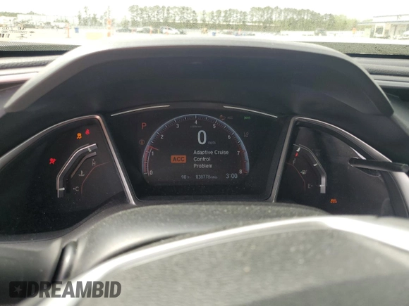2020 Honda Civic Sedan Sport with VIN 2HGFC2F86LH526581, listed as a Copart auction lot 51692295 with 38,778 mi miles and Salvage Title. Bid and sale history available at carsss.com. Image 9.