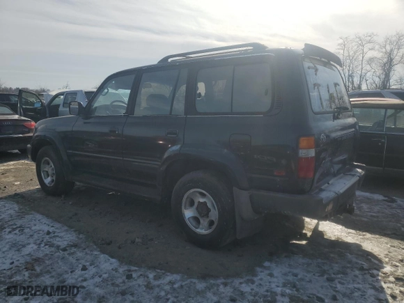 1996 Toyota Land Cruiser with VIN JT3HJ85JXT0147869, listed as a Copart auction lot 89119075 with 161,207 mi miles and Salvage Title. Bid and sale history available at carsss.com. Image 2.