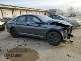 2024 Volkswagen Jetta SE with VIN 3VW7M7BU7RM020488, listed as a Copart auction lot 48544855 with 16,499 mi miles and Salvage title. Bid and sale history available at DreamBid. Image 4.