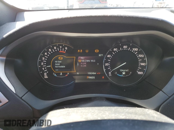 2017 Lincoln MKZ Reserve with VIN 3LN6L5FC1HR612909, listed as a Copart auction lot 50379995 with 109,242 mi miles and Salvage title. Bid and sale history available at DreamBid. Image 9.